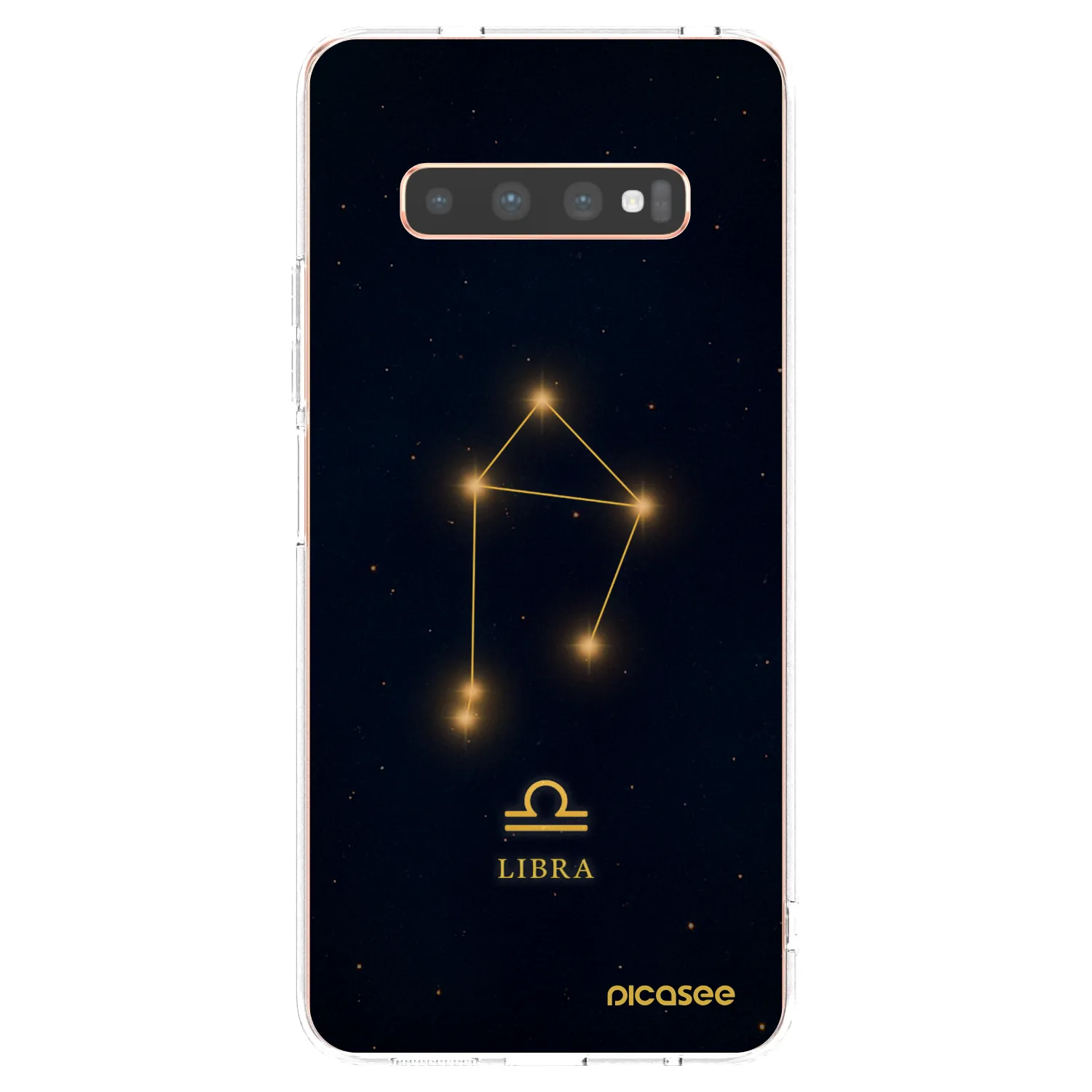 Picasee διαφανής θήκη σιλικόνης Samsung Galaxy S10 Plus G975 - LIBRA