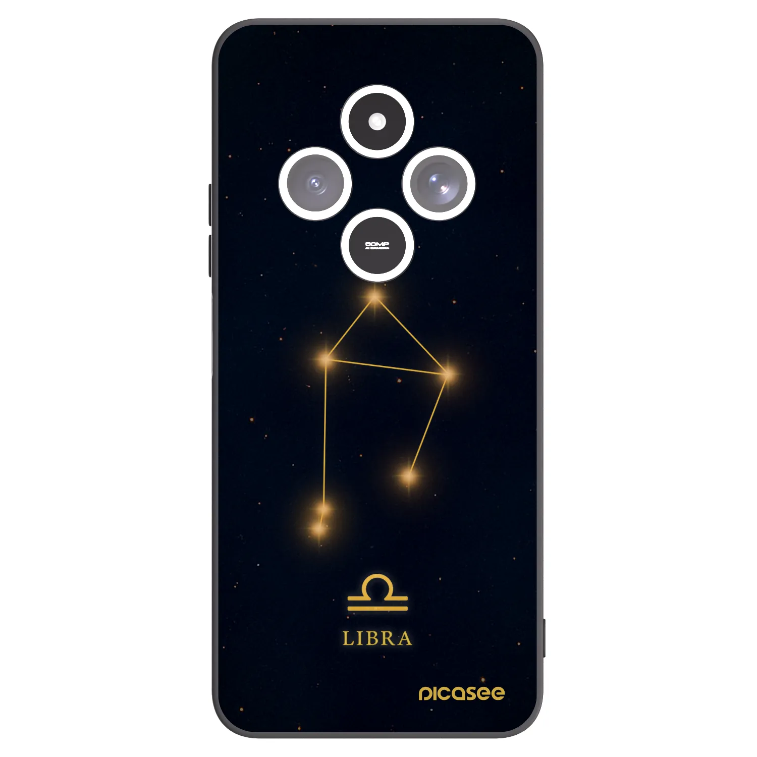 Picasee Μαύρη θήκη σιλικόνης για Xiaomi Redmi 14C - LIBRA