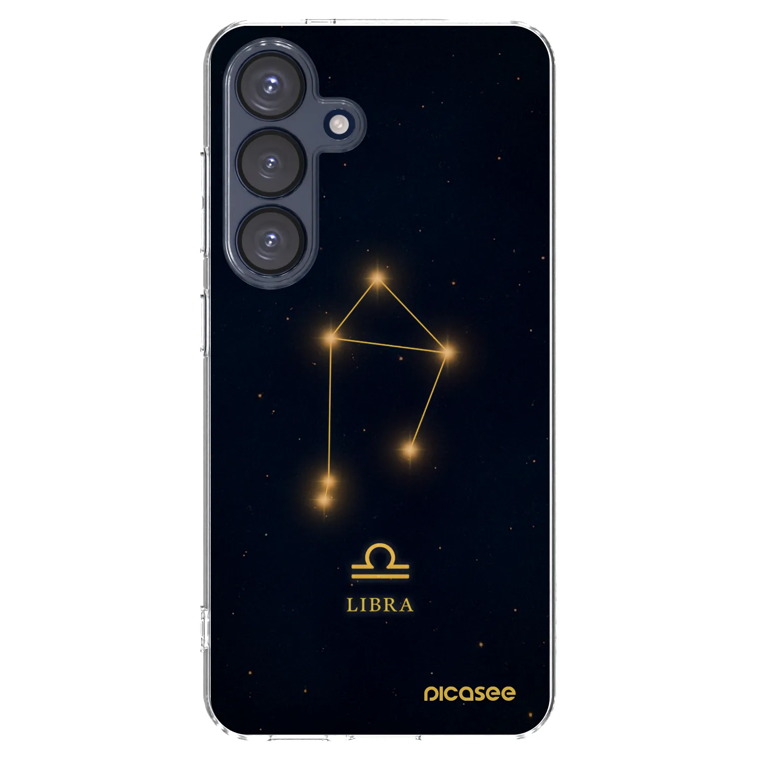 Picasee διαφανής θήκη σιλικόνης Samsung Galaxy S25 5G - LIBRA