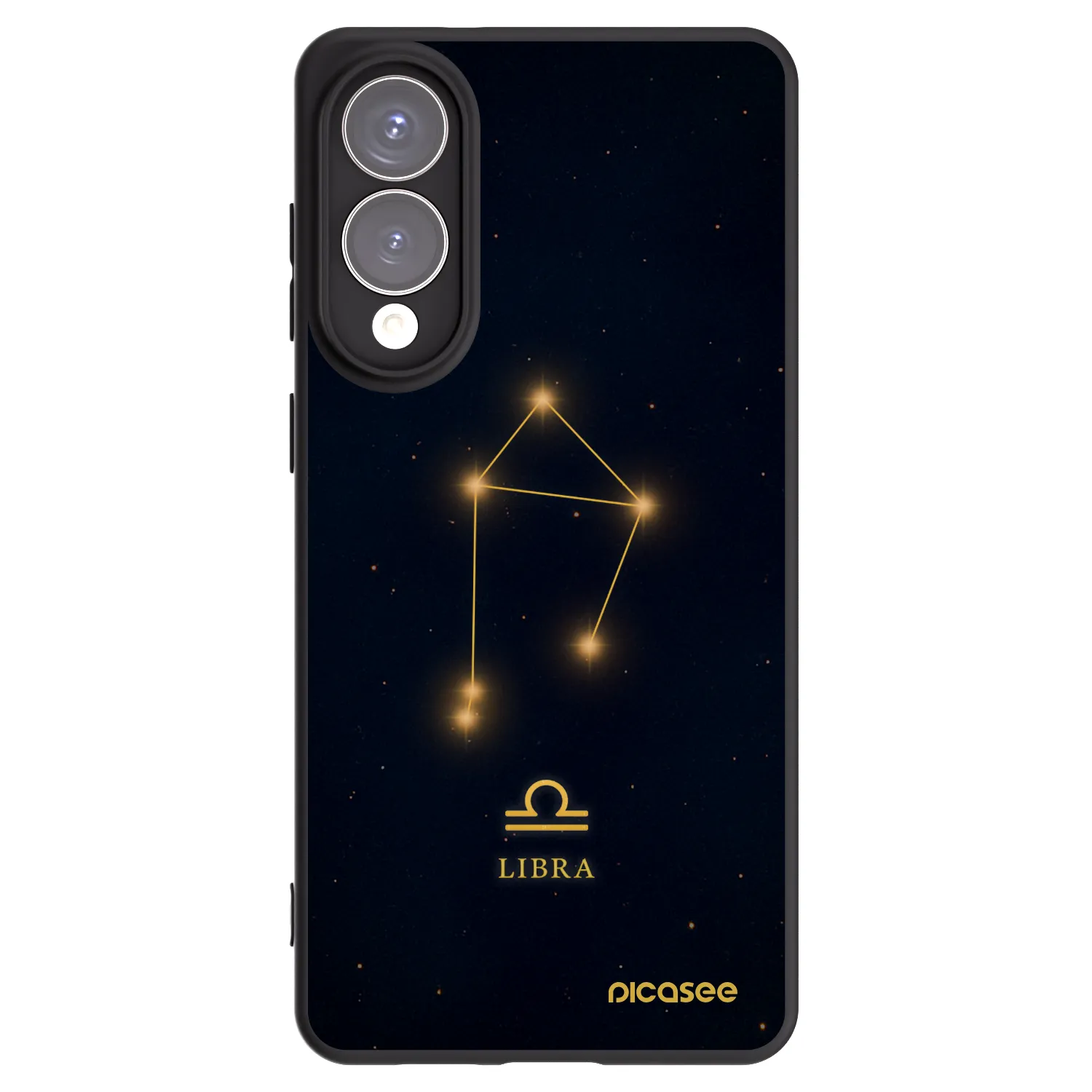 Picasee Μαύρη θήκη σιλικόνης για Samsung Galaxy S25 Edge 5G - LIBRA