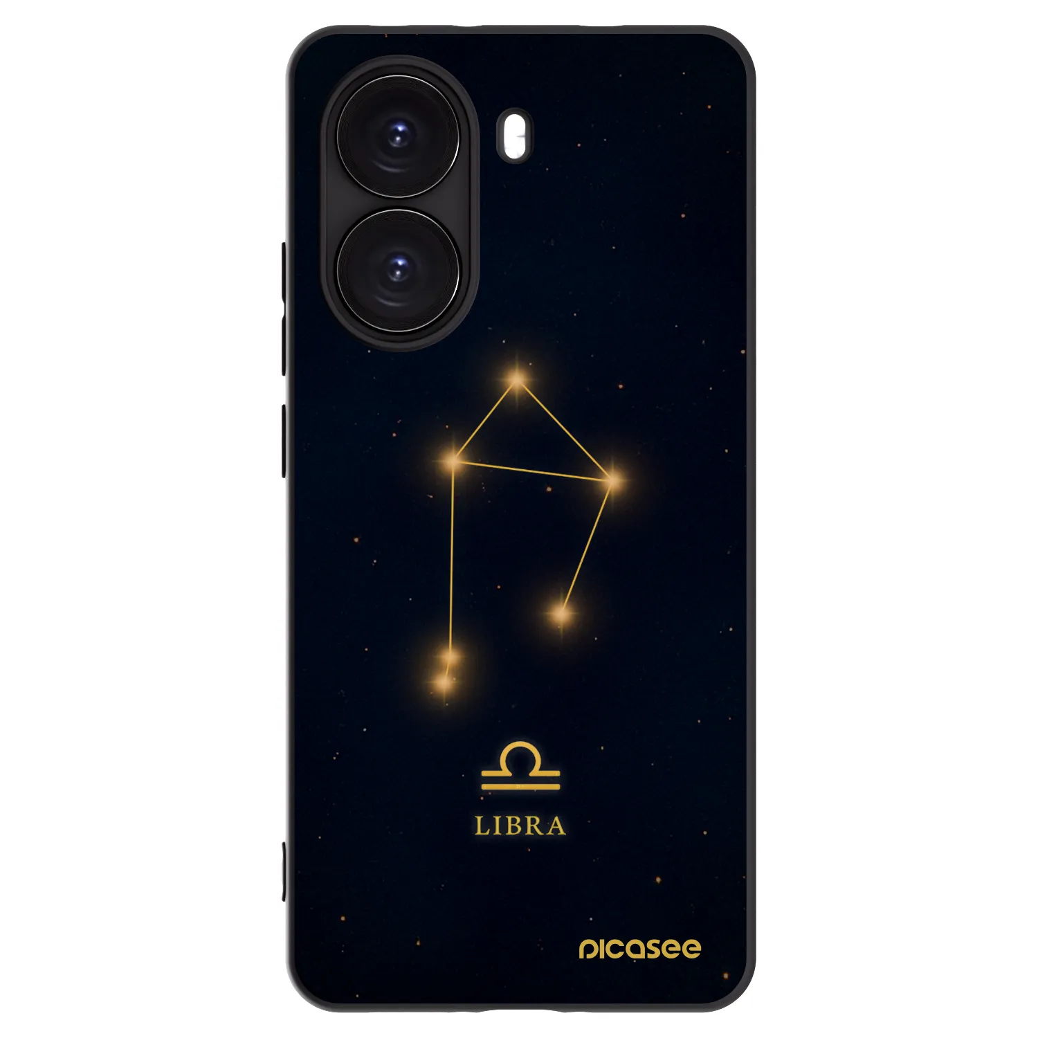 Picasee Μαύρη θήκη σιλικόνης για Xiaomi Poco X7 Pro 5G - LIBRA