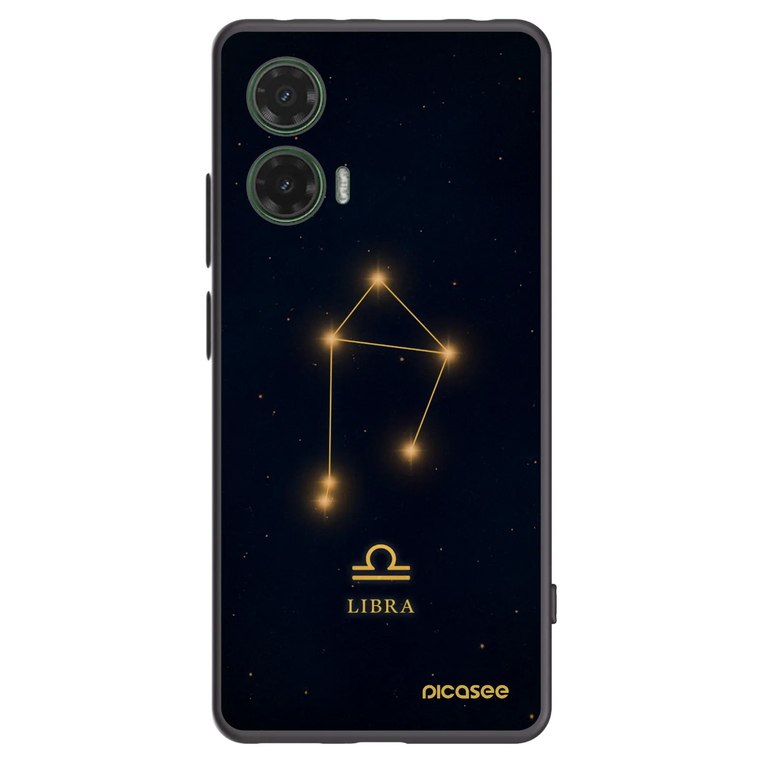 Picasee Μαύρη θήκη σιλικόνης για Motorola Moto G35 5G - LIBRA