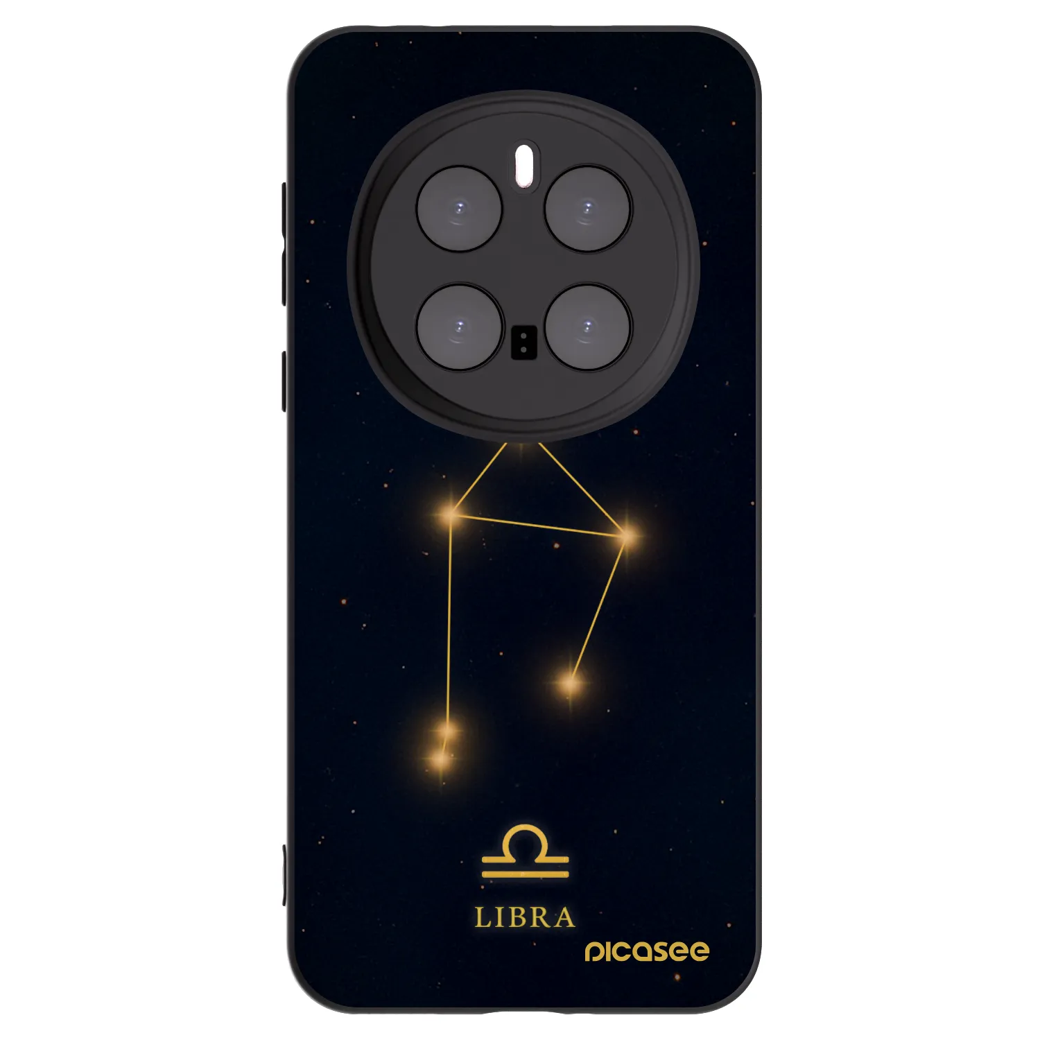Picasee Μαύρη θήκη σιλικόνης για Honor Magic7 Pro 5G - LIBRA