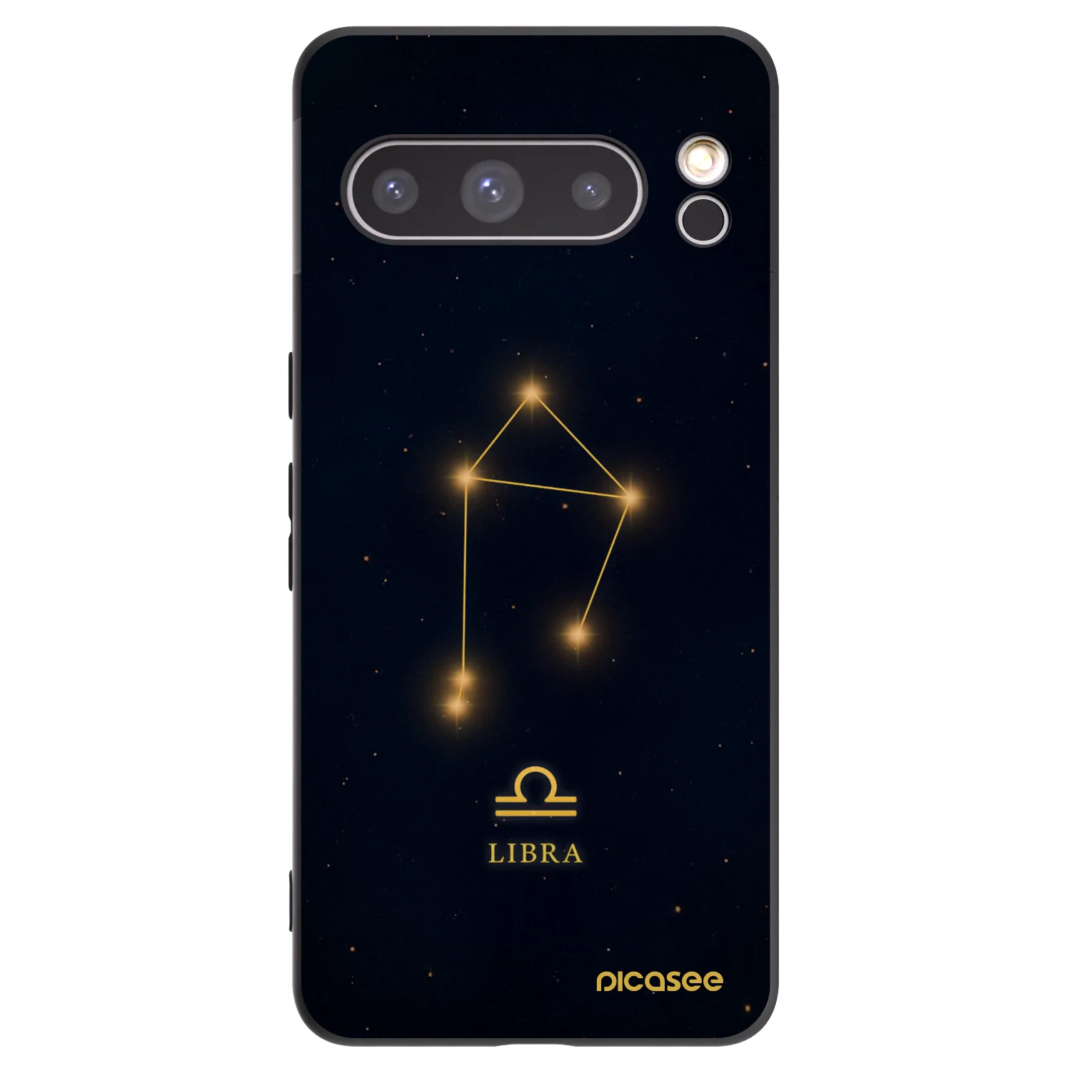 Picasee Μαύρη θήκη σιλικόνης για Google Pixel 8 Pro - LIBRA