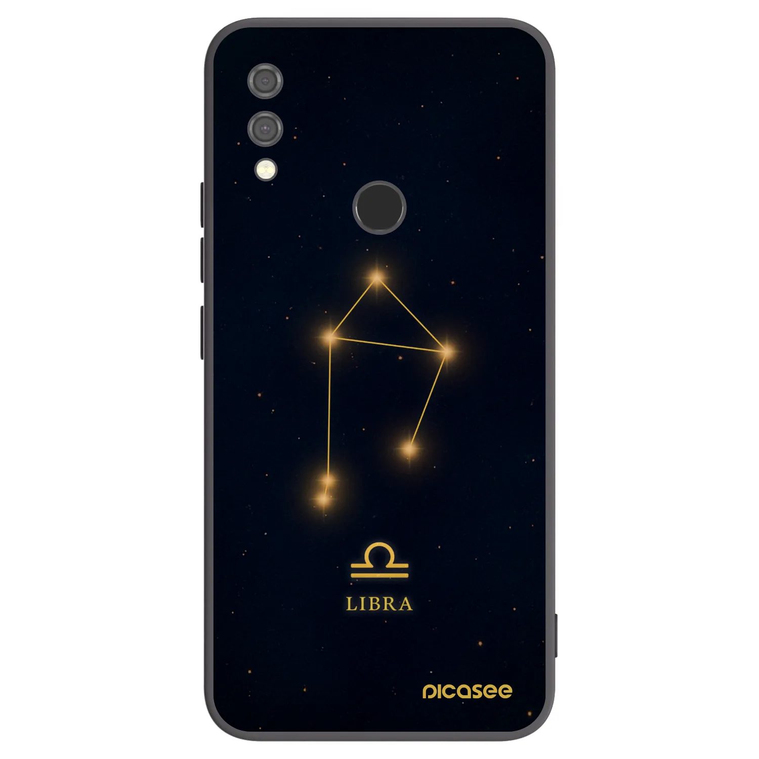 Picasee Μαύρη θήκη σιλικόνης για Xiaomi Redmi Note 7 - LIBRA