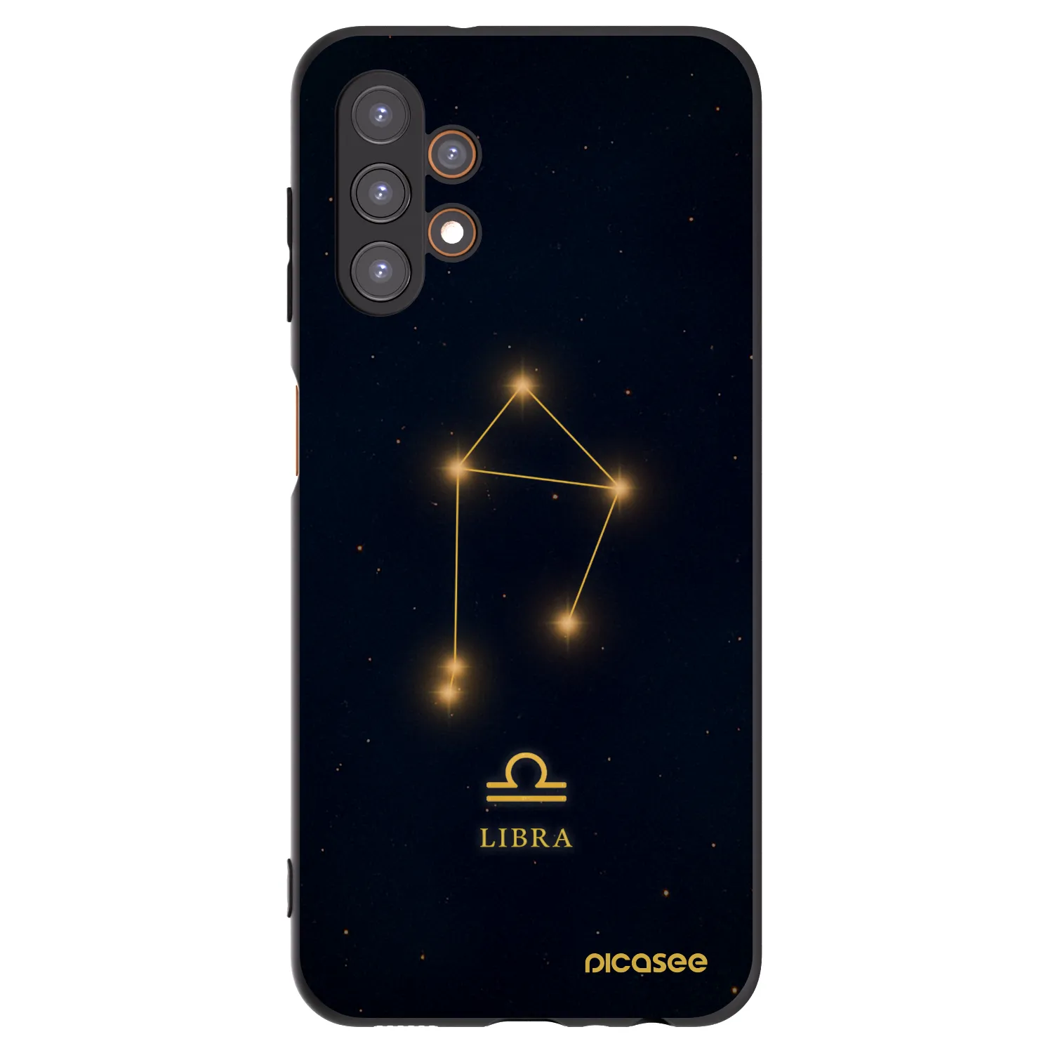 Picasee Μαύρη θήκη σιλικόνης για Samsung Galaxy A13 5G - LIBRA