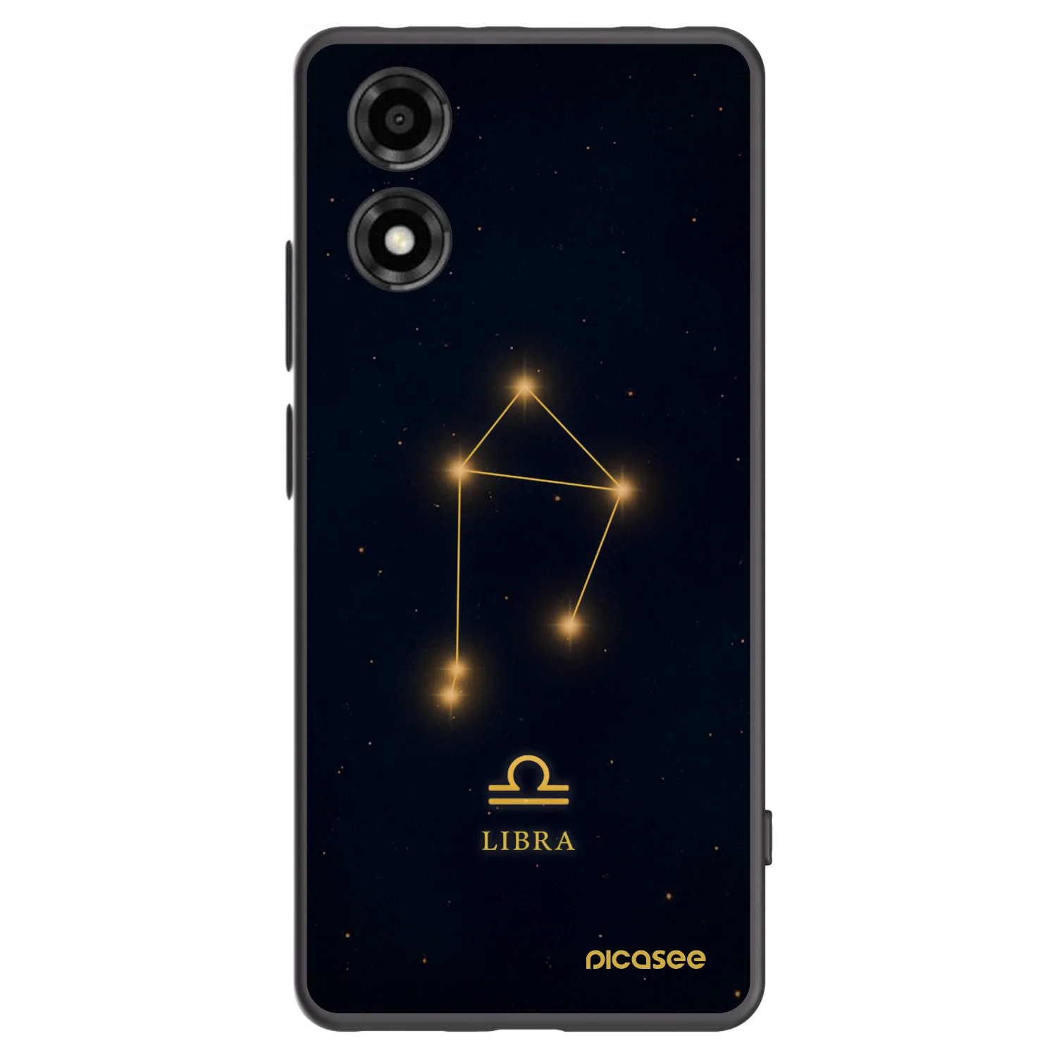 Picasee Μαύρη θήκη σιλικόνης για Motorola Moto E14 - LIBRA