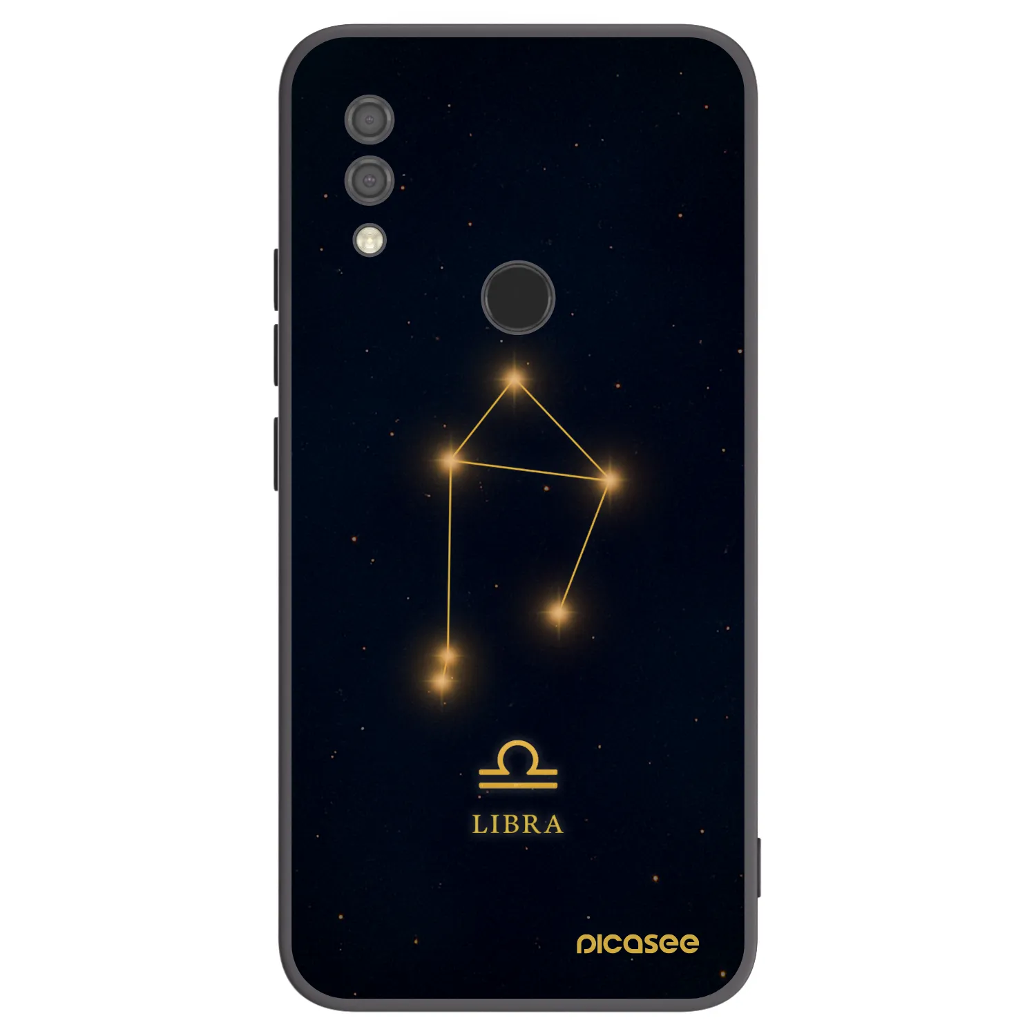 Picasee Μαύρη θήκη σιλικόνης για Xiaomi Redmi 7 - LIBRA