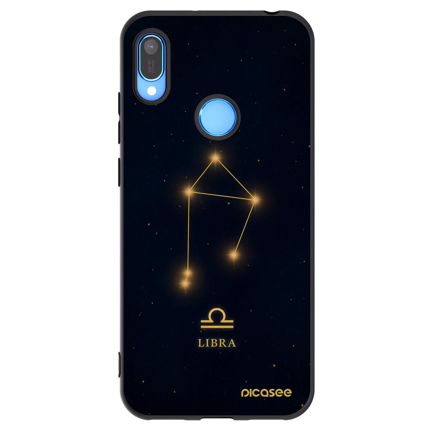 Picasee Μαύρη θήκη σιλικόνης για Huawei Y6 2019 - LIBRA