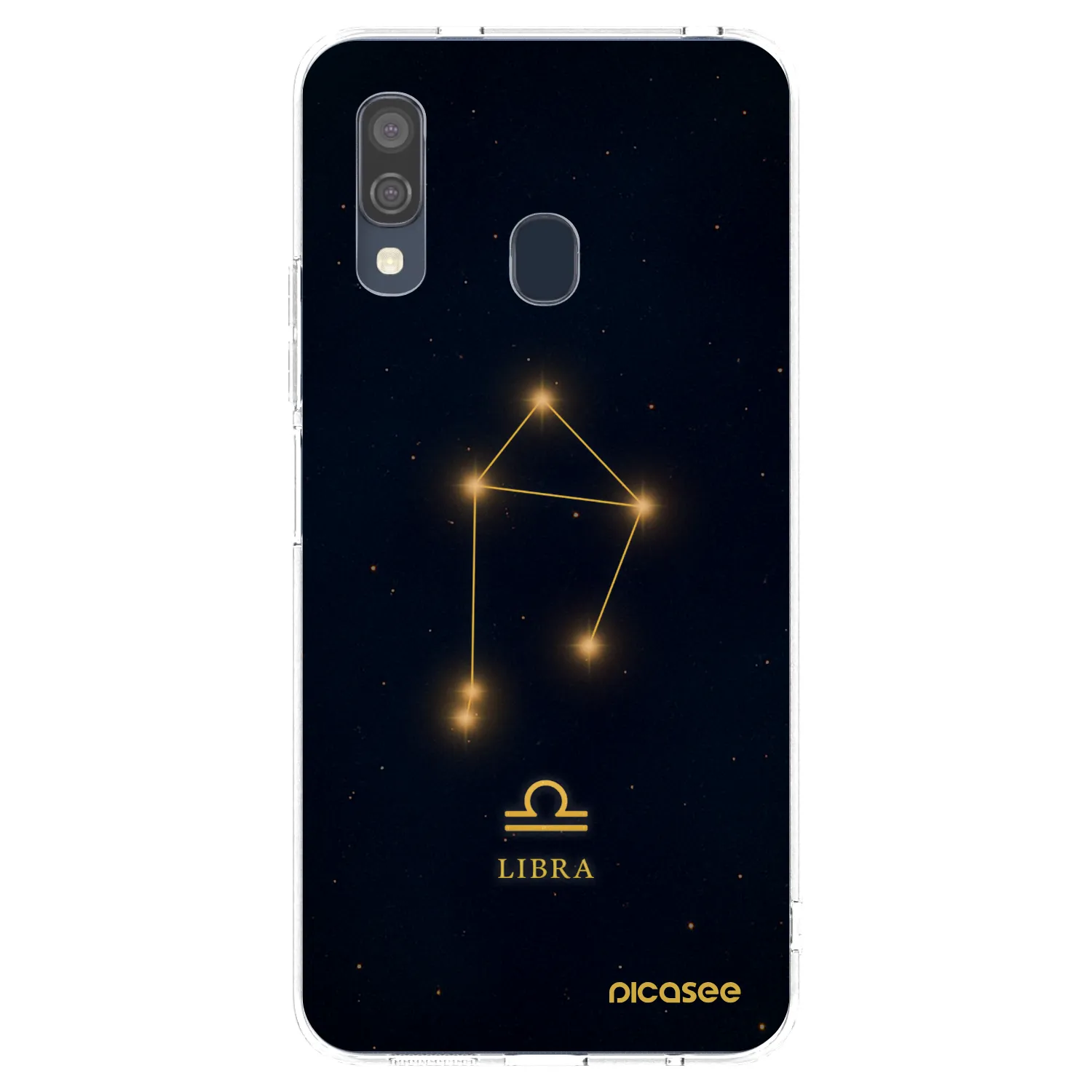 Picasee διαφανής θήκη σιλικόνης Samsung Galaxy A40 A405F - LIBRA