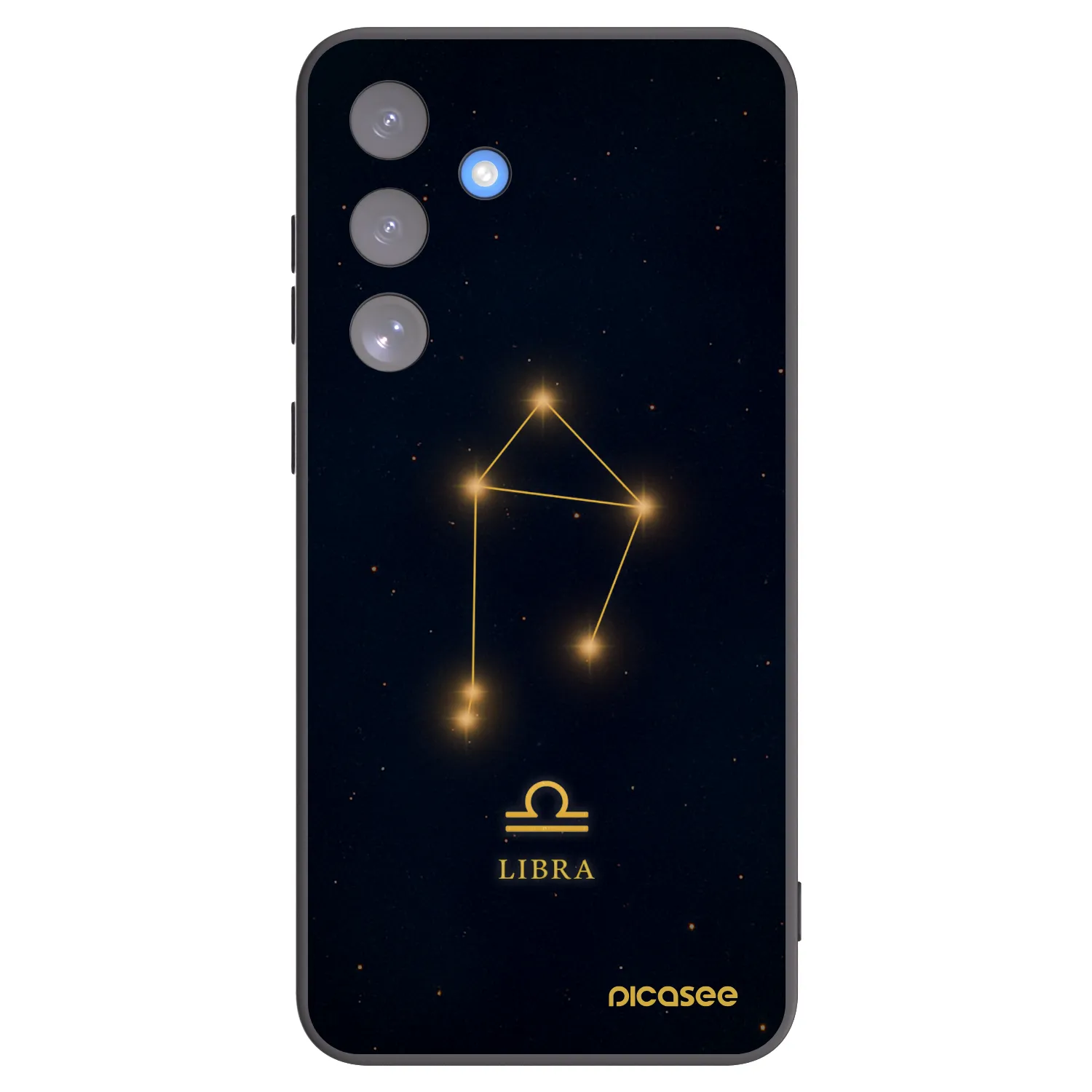 Picasee Μαύρη θήκη σιλικόνης για Samsung Galaxy S25 FE 5G - LIBRA