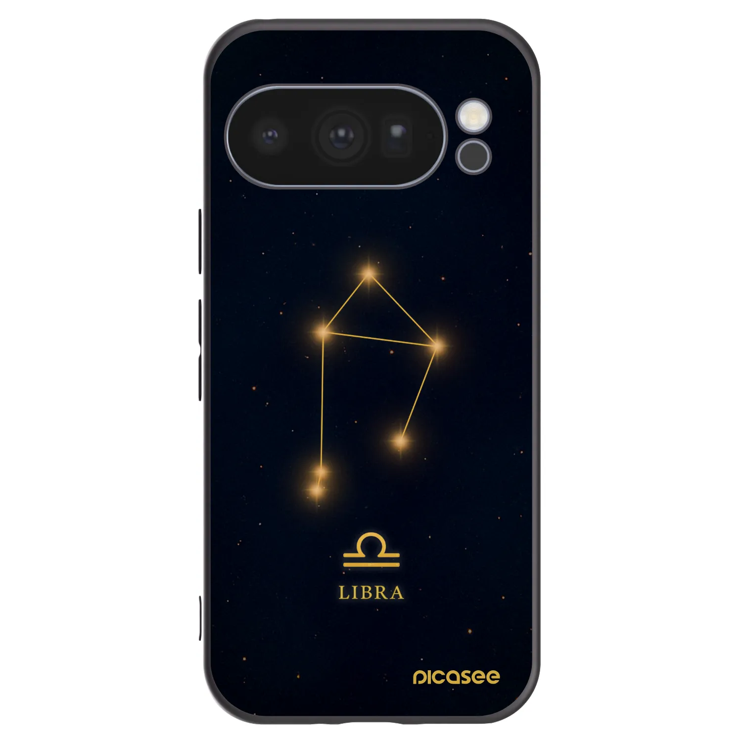 Picasee Μαύρη θήκη σιλικόνης για Google Pixel 10 Pro - LIBRA