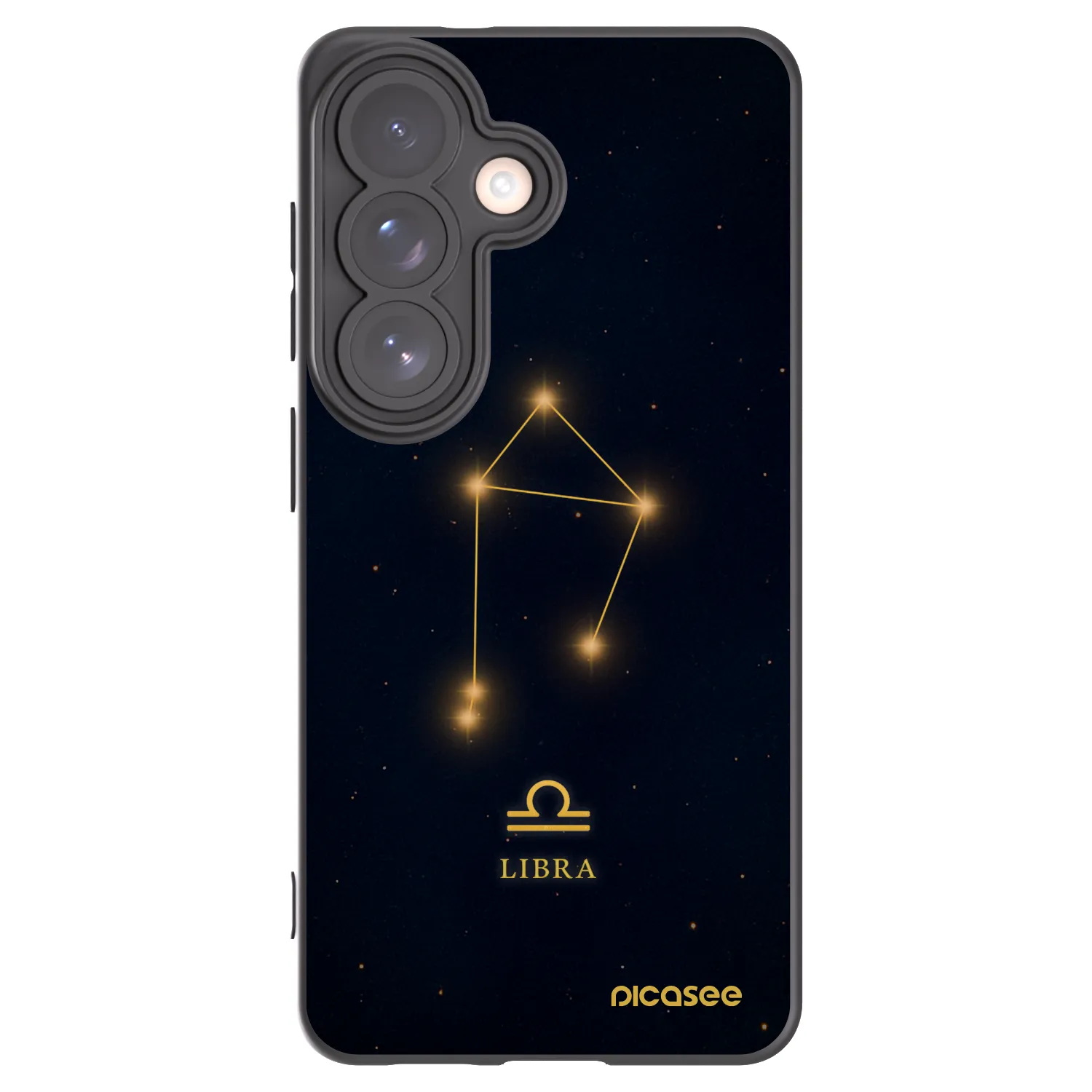 Picasee Μαύρη θήκη σιλικόνης για Samsung Galaxy S26 - LIBRA