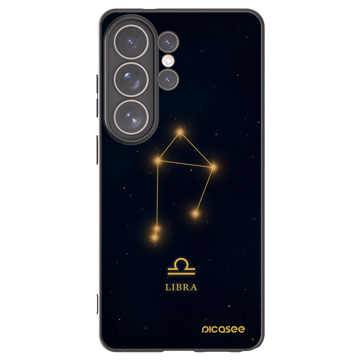Picasee Μαύρη θήκη σιλικόνης για Samsung Galaxy S26 Ultra - LIBRA
