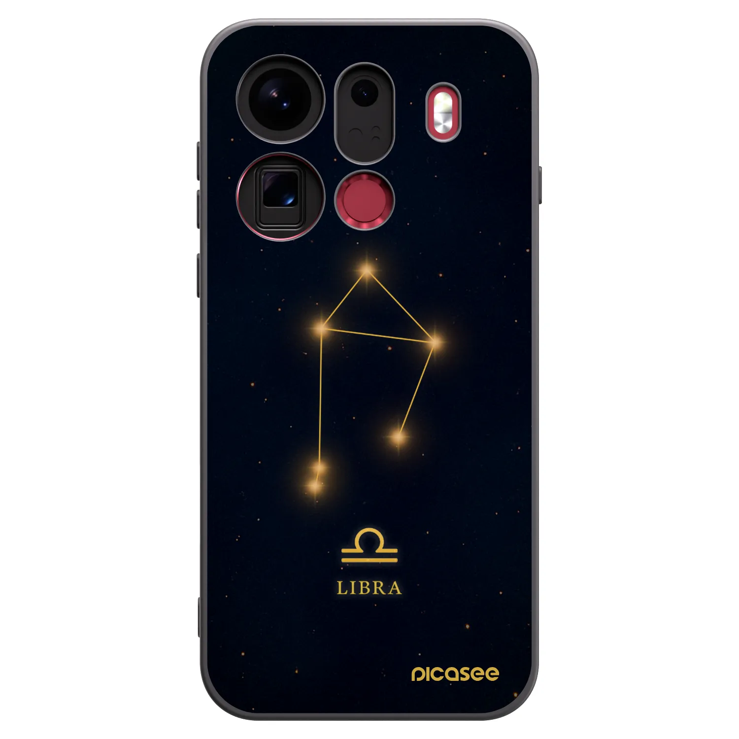 Picasee Μαύρη θήκη σιλικόνης για OPPO Find X9 Pro - LIBRA