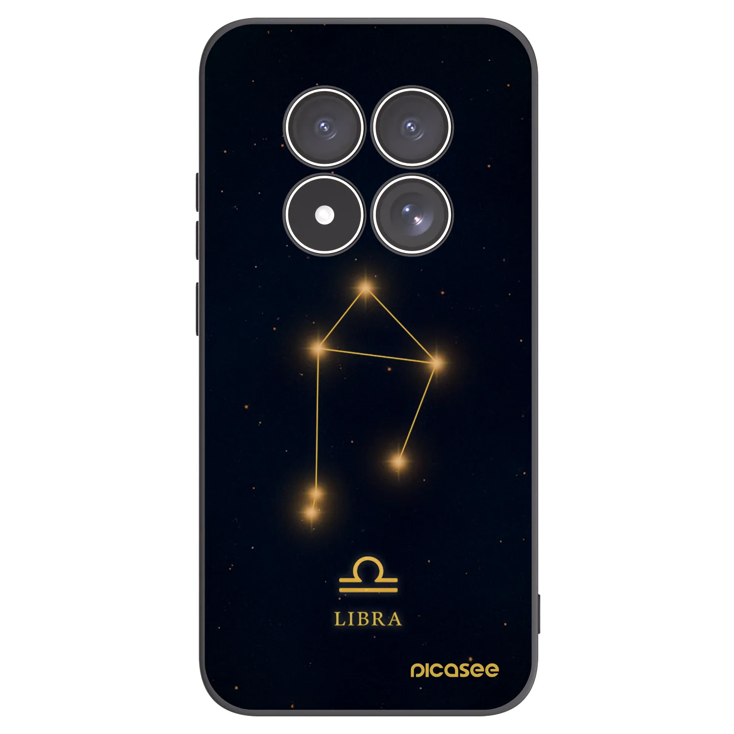 Picasee Μαύρη θήκη σιλικόνης για Xiaomi Redmi Note 15 Pro 5G - LIBRA