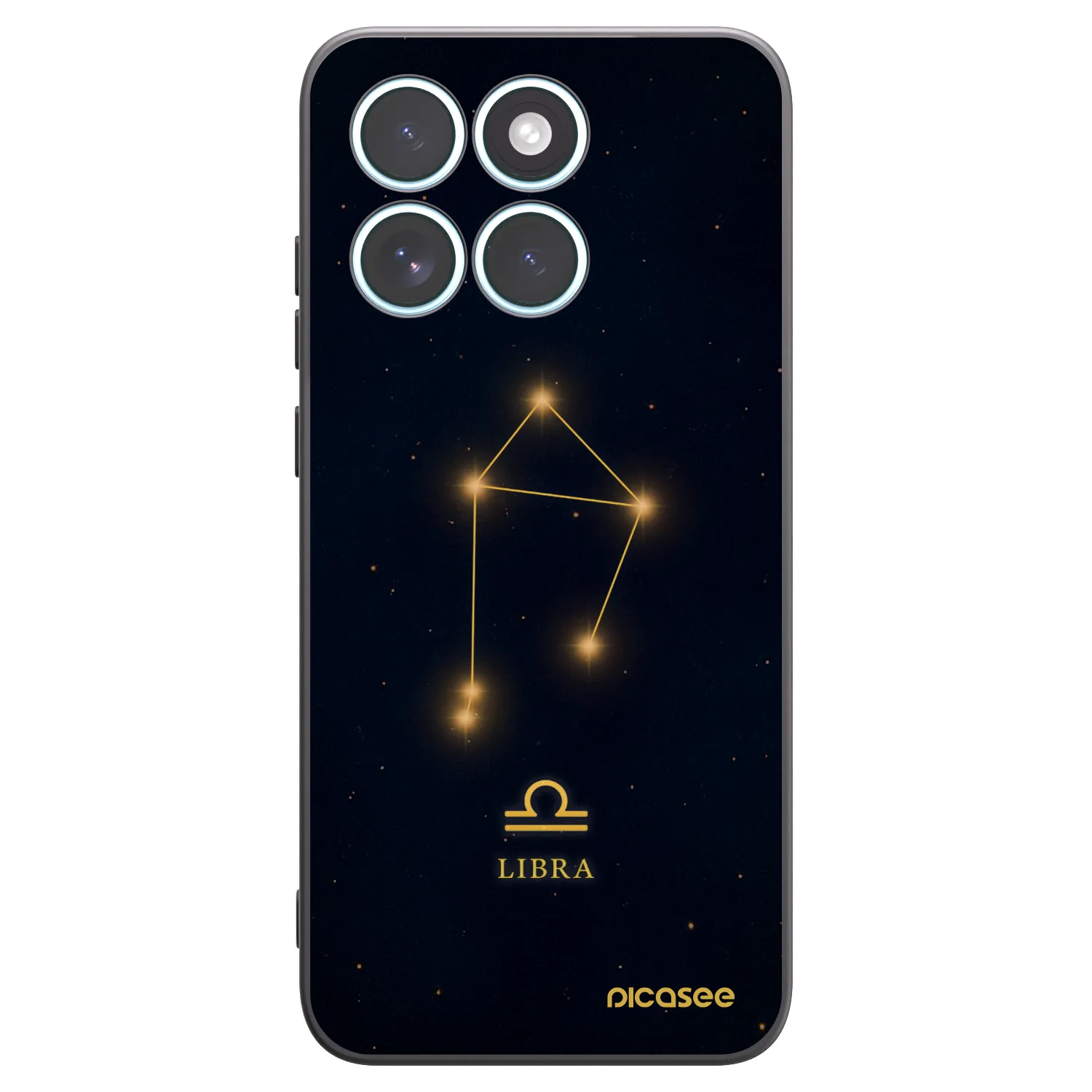 Picasee Μαύρη θήκη σιλικόνης για Motorola Edge 70 Fusion - LIBRA