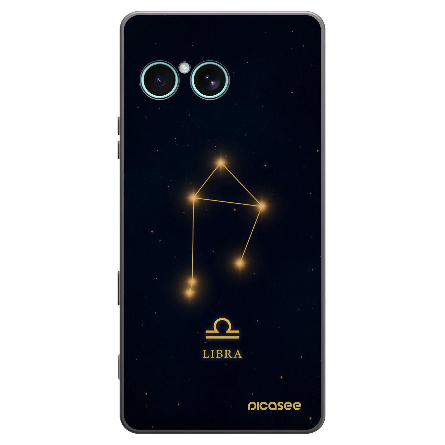 Picasee Μαύρη θήκη σιλικόνης για Sony Xperia 10 VII - LIBRA