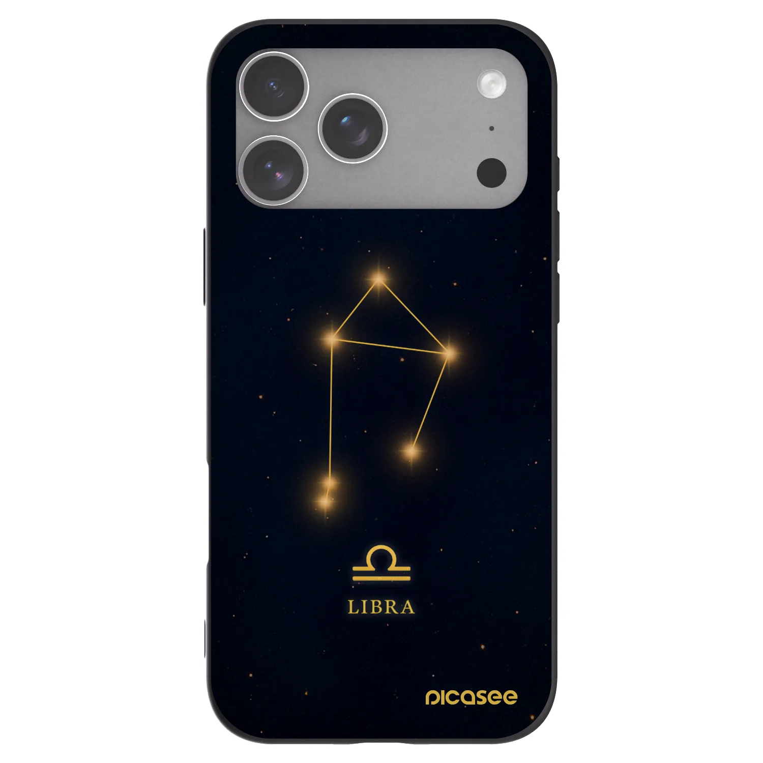 Picasee Μαύρη θήκη σιλικόνης για Apple iPhone 18 Pro Max - LIBRA