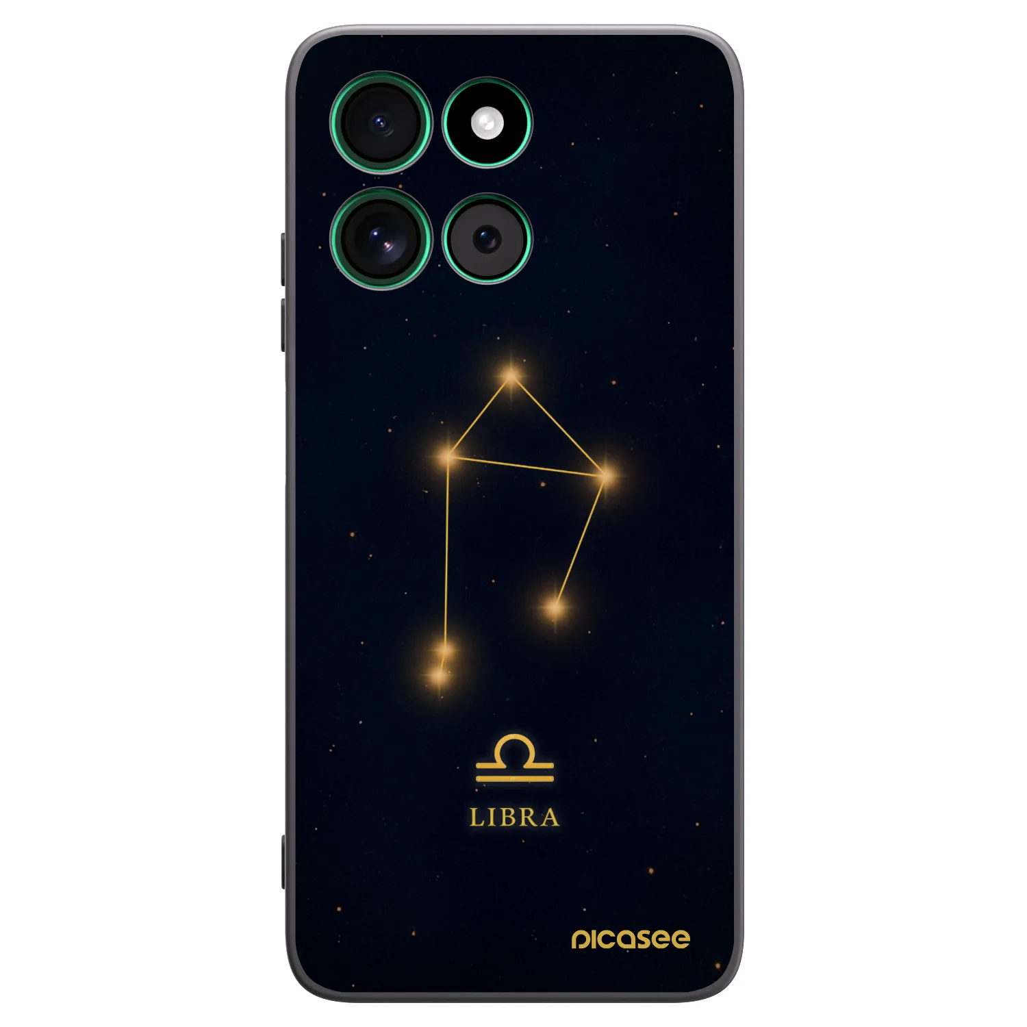 Picasee Μαύρη θήκη σιλικόνης για Motorola Moto G57 Power - LIBRA