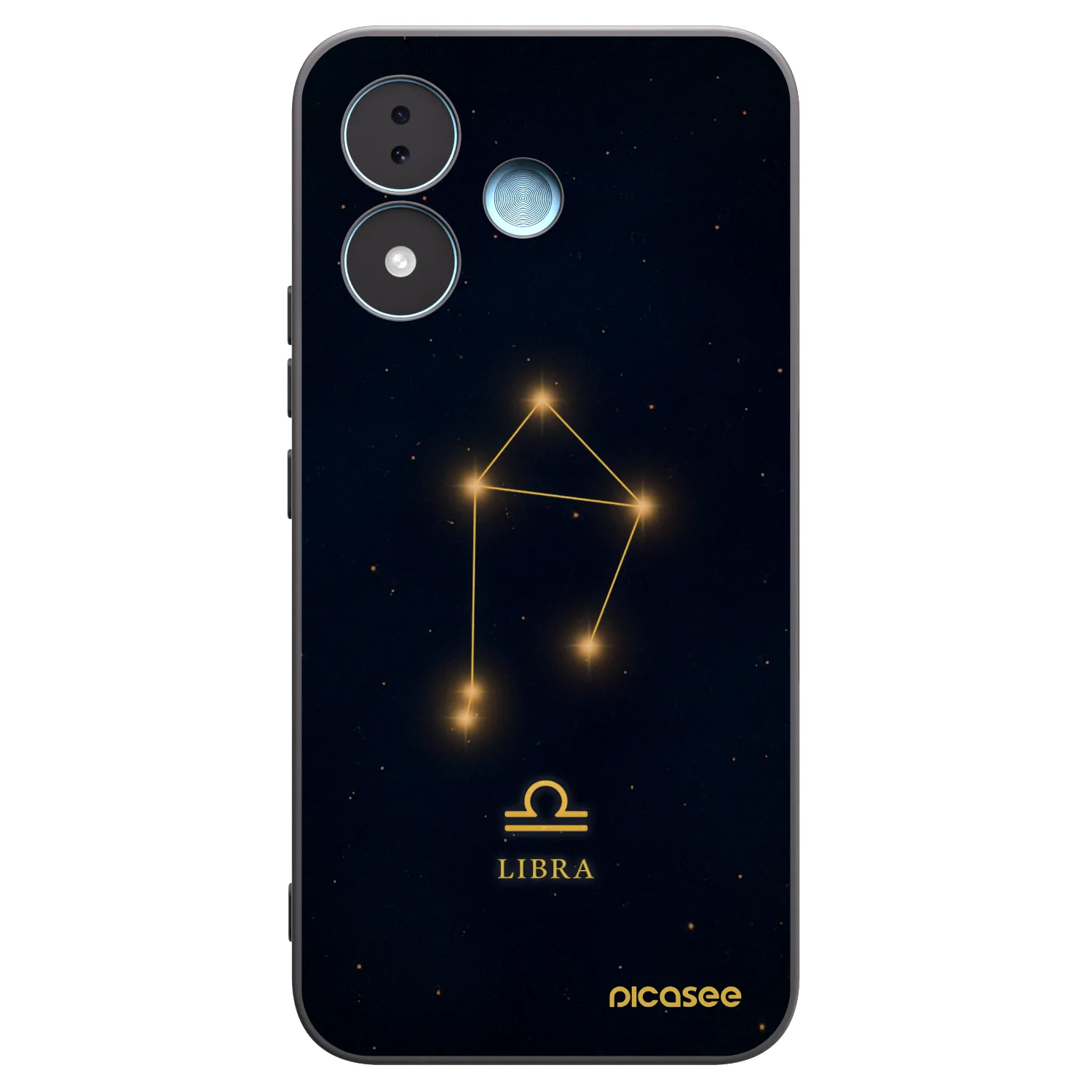 Picasee Μαύρη θήκη σιλικόνης για Xiaomi Redmi Note 17 5G - LIBRA