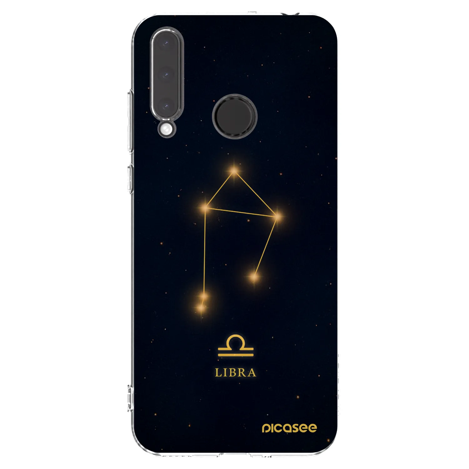Picasee διαφανής θήκη σιλικόνης Honor 20 Lite - LIBRA
