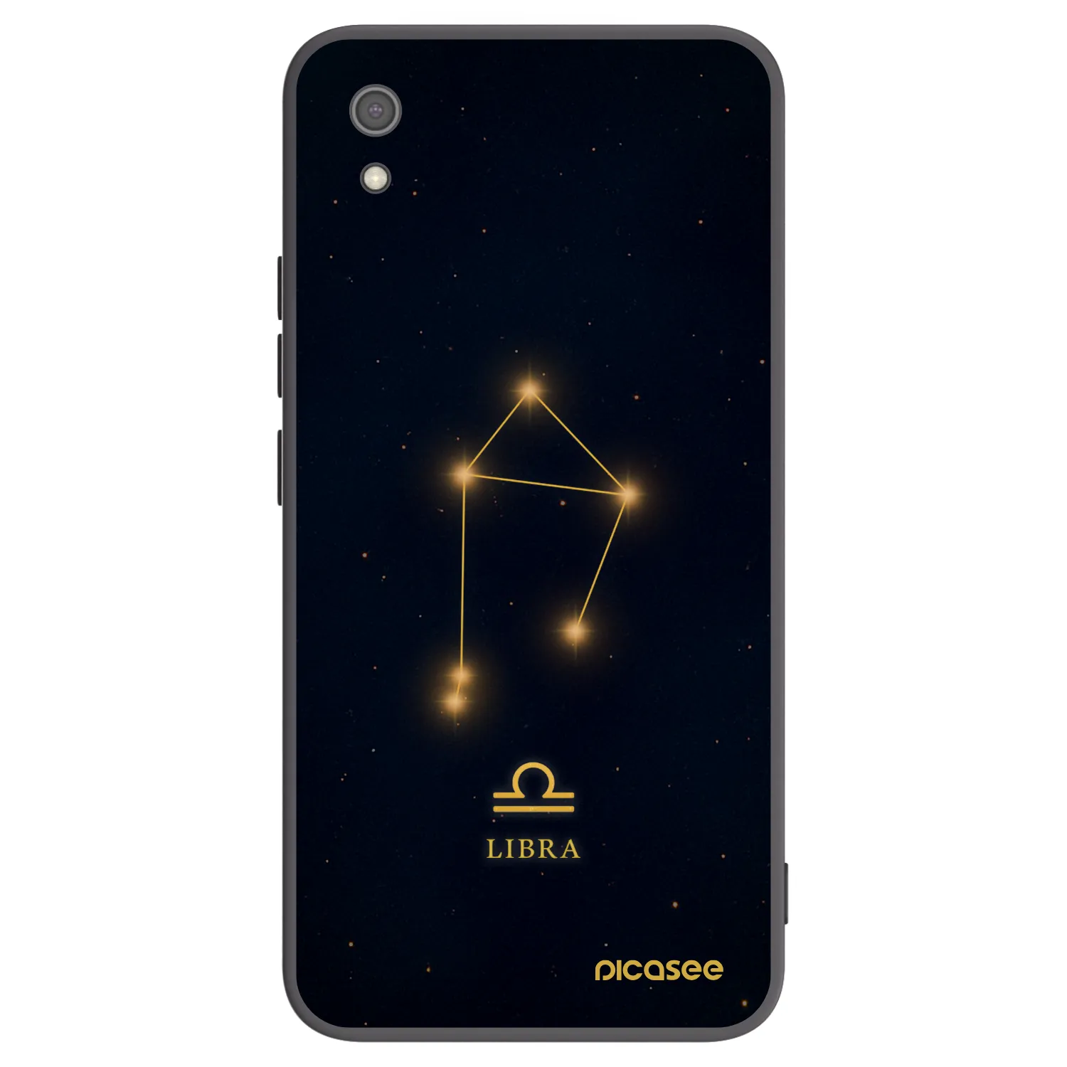 Picasee Μαύρη θήκη σιλικόνης για Xiaomi Redmi 7A - LIBRA