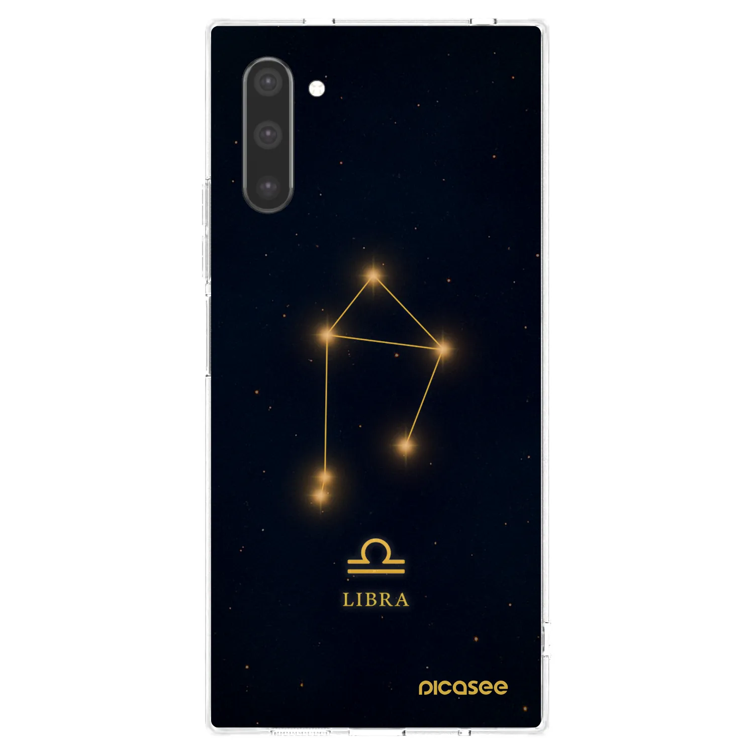Picasee διαφανής θήκη σιλικόνης Samsung Galaxy Note 10 N970F - LIBRA