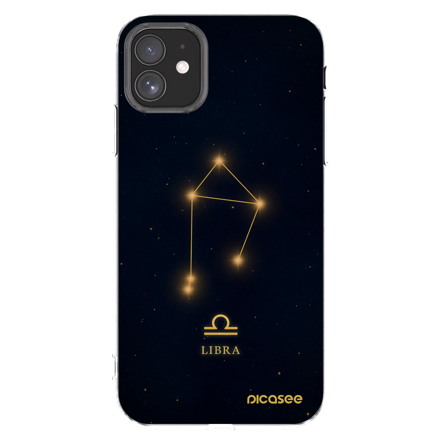 Picasee διαφανής θήκη σιλικόνης Apple iPhone 11 - LIBRA