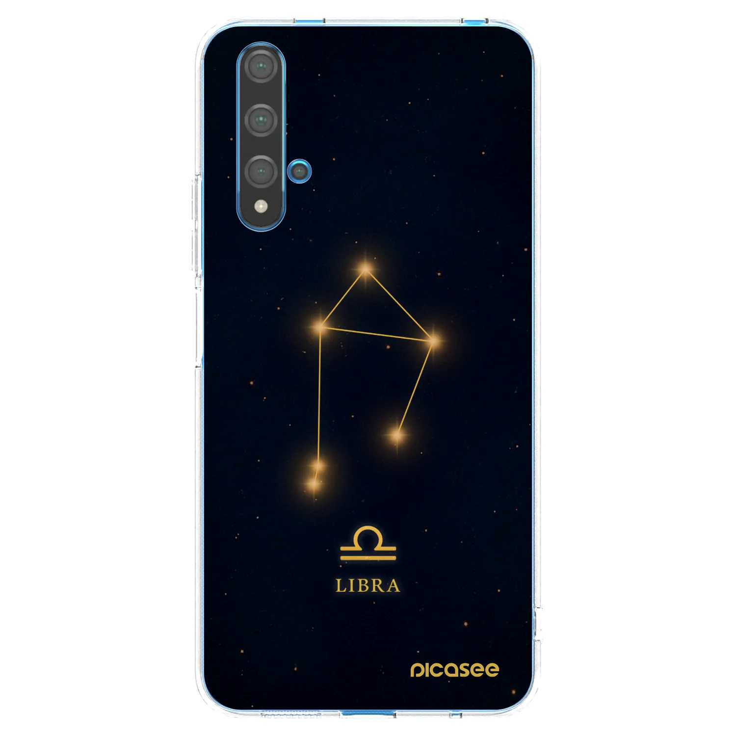 Picasee διαφανής θήκη σιλικόνης Huawei Nova 5T - LIBRA