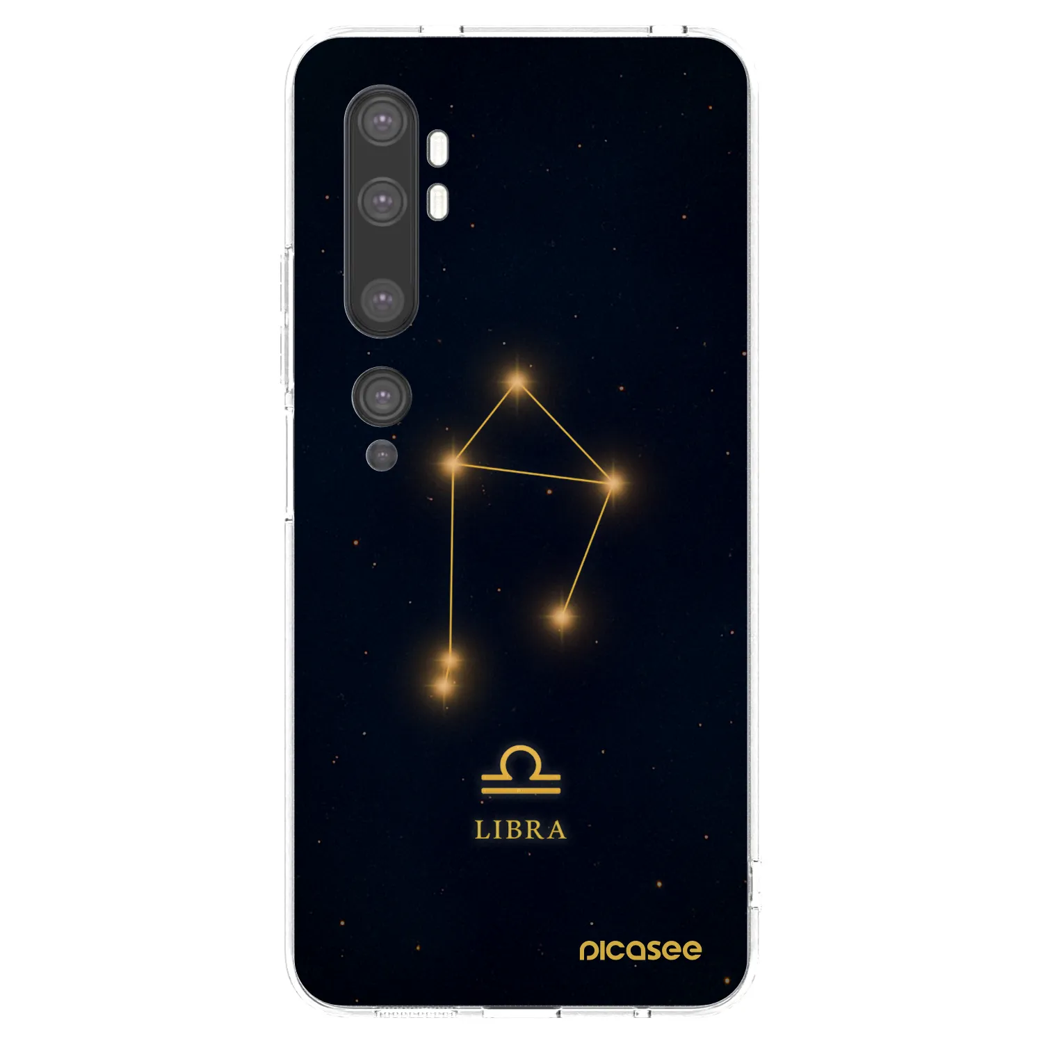 Picasee διαφανής θήκη σιλικόνης Xiaomi Mi Note 10 (Pro) - LIBRA