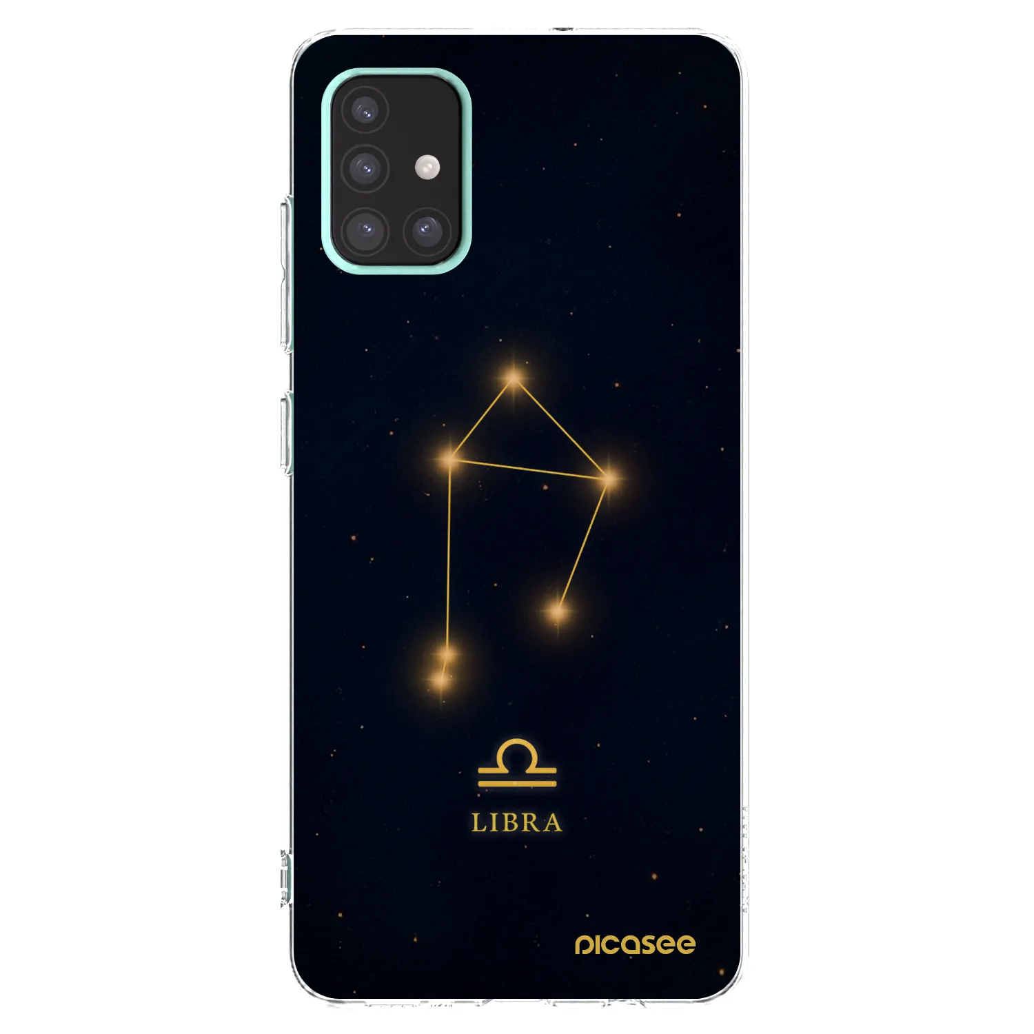 Picasee διαφανής θήκη σιλικόνης Samsung Galaxy A51 A515F - LIBRA