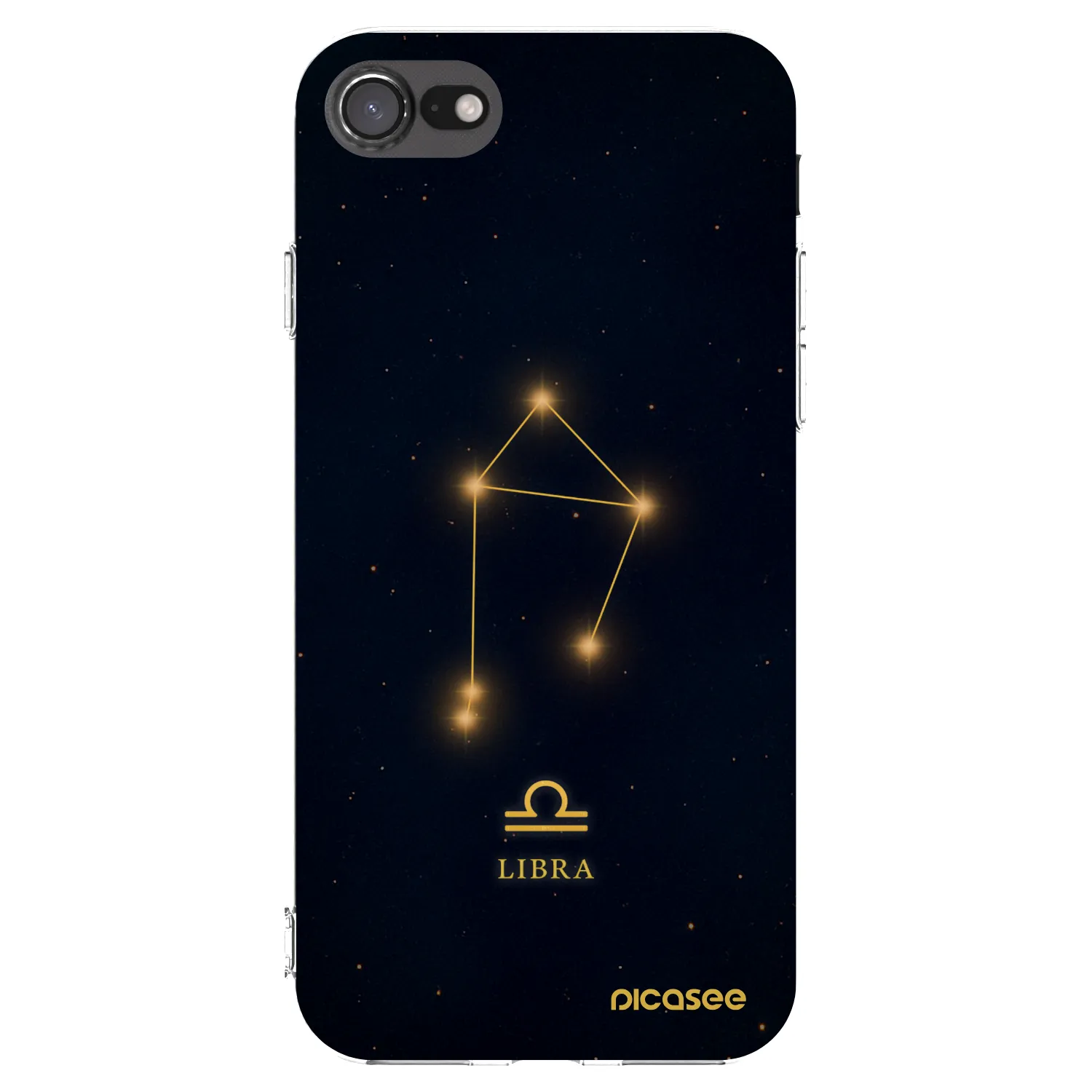 Picasee διαφανής θήκη σιλικόνης Apple iPhone SE 2020 - LIBRA