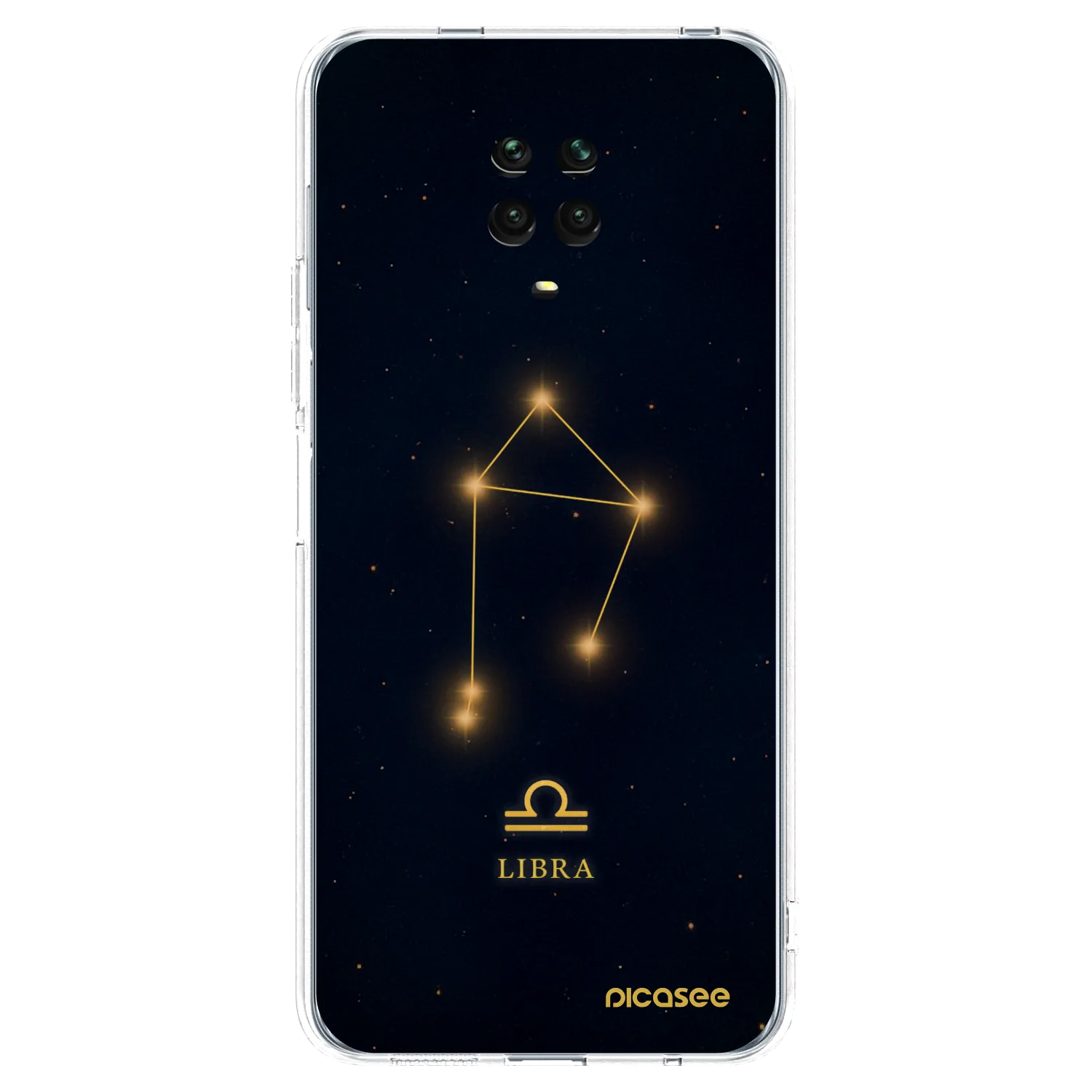 Picasee διαφανής θήκη σιλικόνης Xiaomi Redmi Note 9S - LIBRA