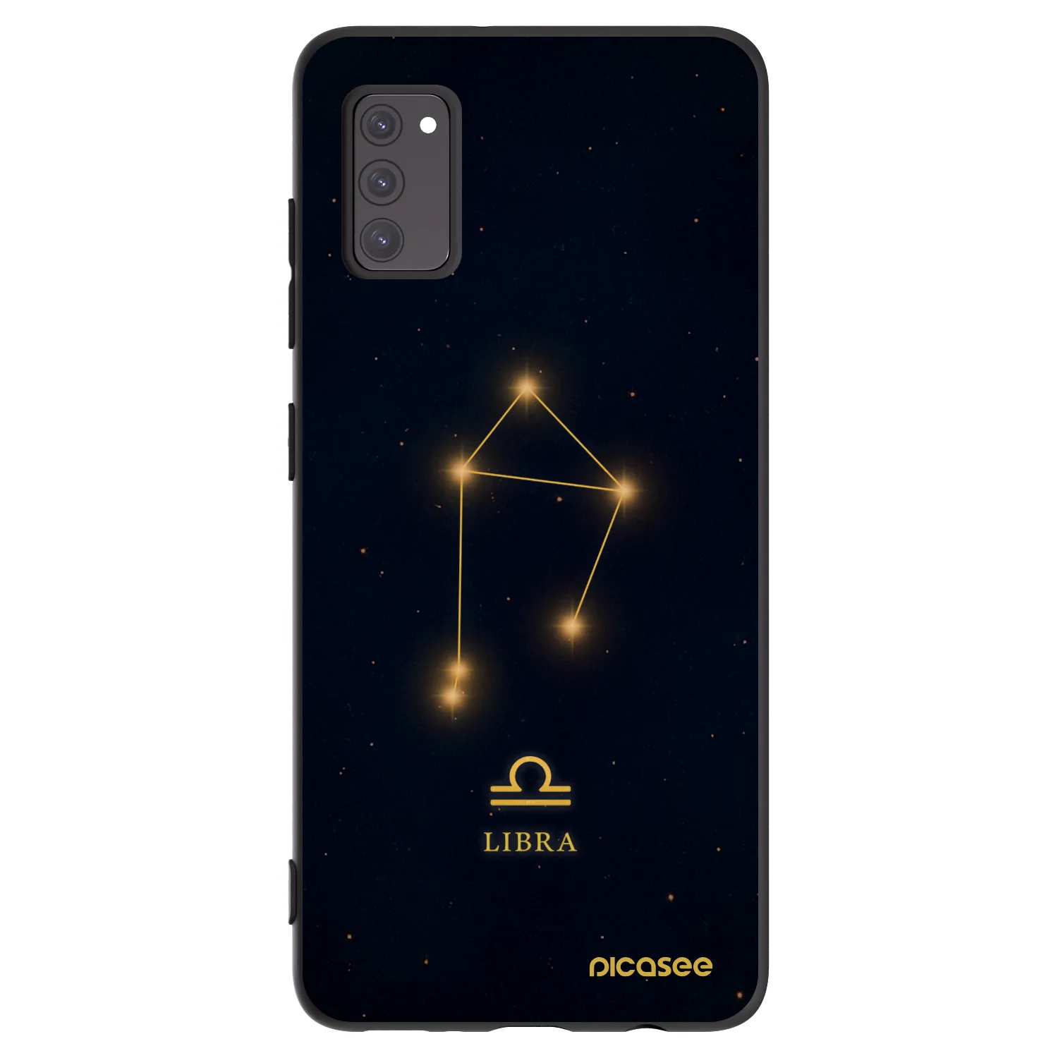 Picasee Μαύρη θήκη σιλικόνης για Samsung Galaxy A41 A415F - LIBRA