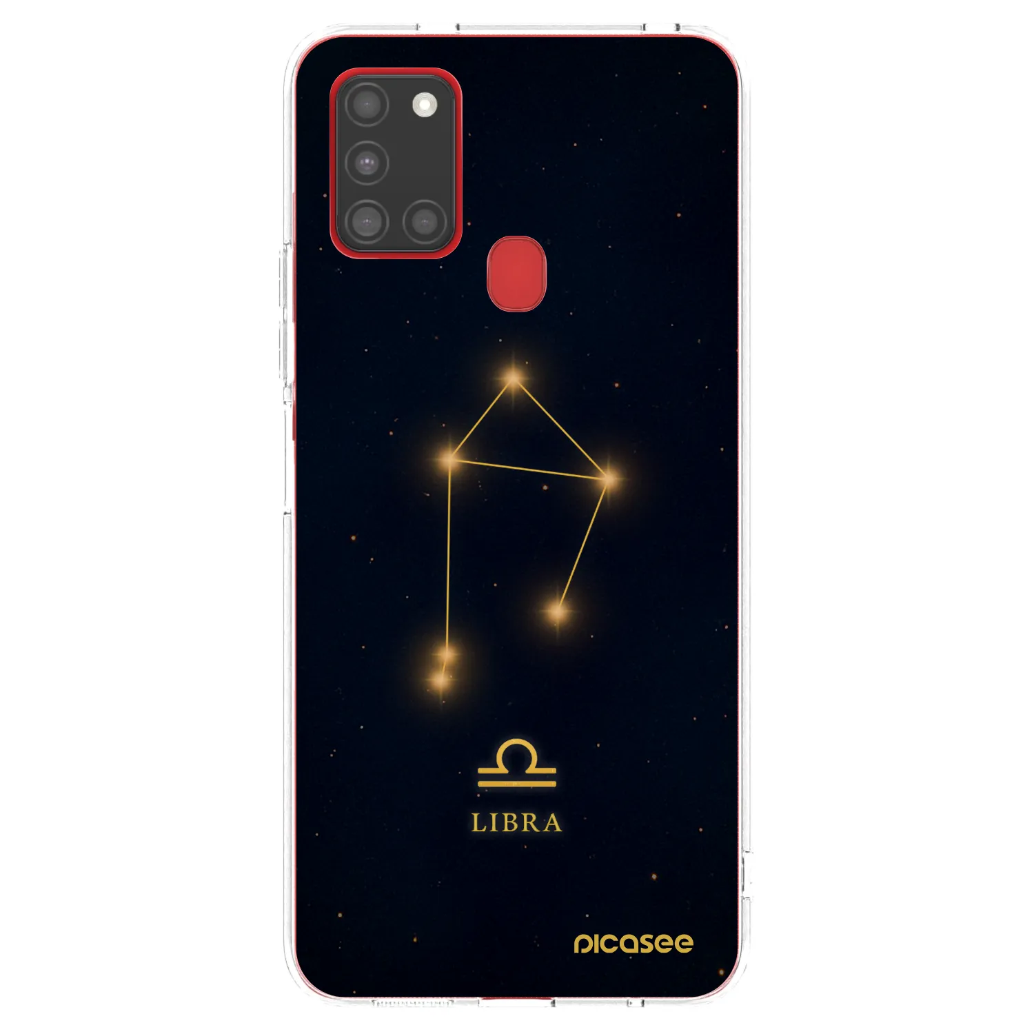 Picasee διαφανής θήκη σιλικόνης Samsung Galaxy A21s - LIBRA