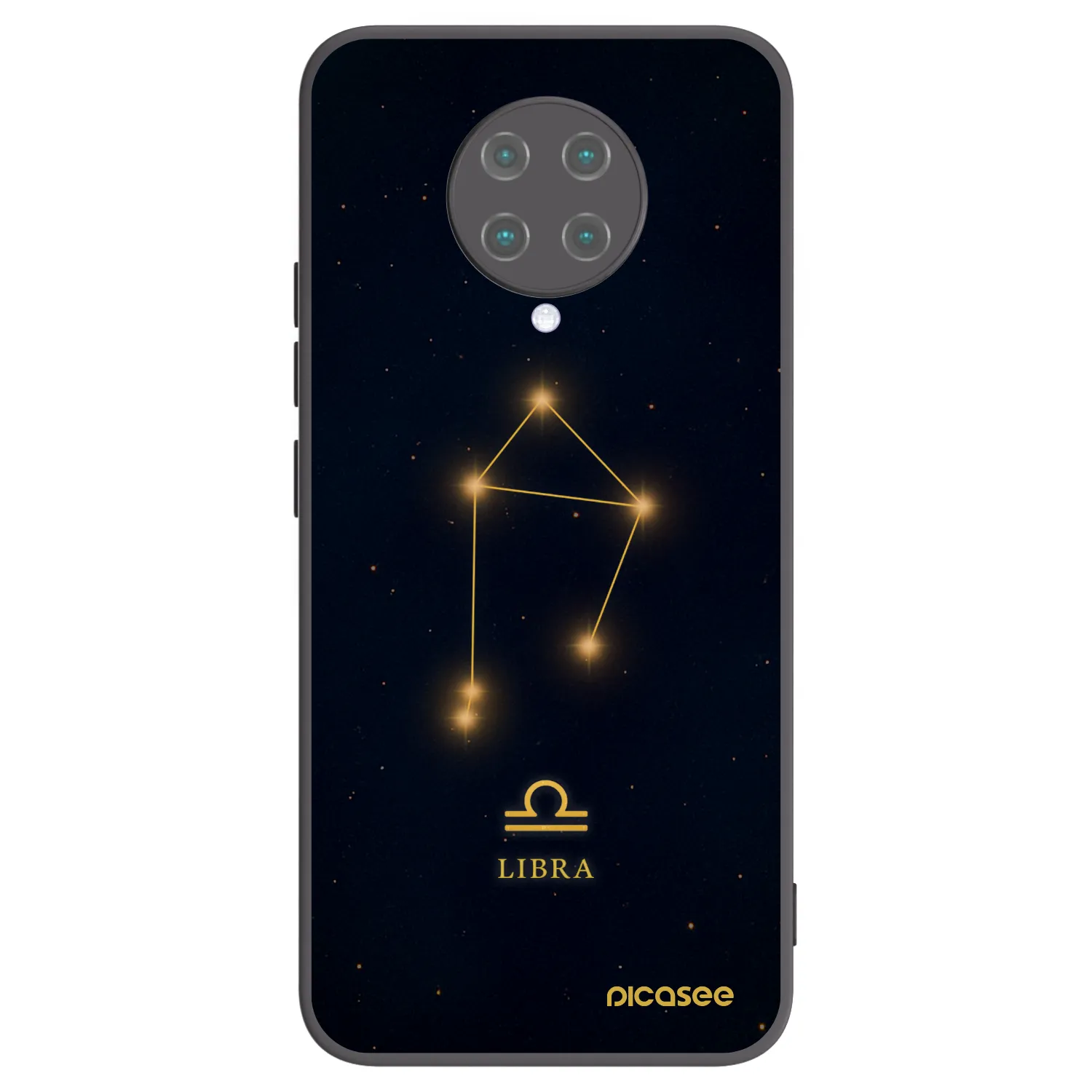 Picasee Μαύρη θήκη σιλικόνης για Xiaomi Poco F2 Pro - LIBRA