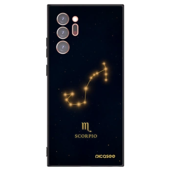Picasee Μαύρη θήκη σιλικόνης για Samsung Galaxy Note 20 Ultra - SCORPIO