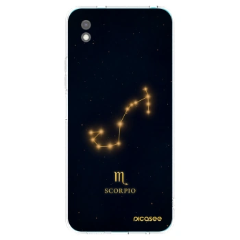Picasee Μαύρη θήκη σιλικόνης για Xiaomi Redmi 9A - SCORPIO