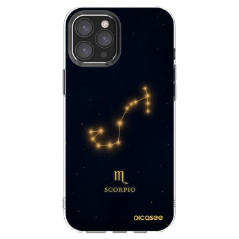 Picasee διαφανής θήκη σιλικόνης Apple iPhone 12 Pro Max - SCORPIO