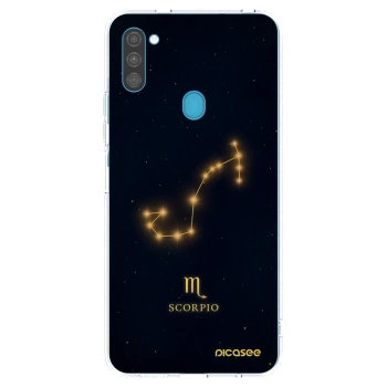 Picasee διαφανής θήκη σιλικόνης Samsung Galaxy M11 - SCORPIO