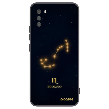 Picasee Μαύρη θήκη σιλικόνης για Xiaomi Poco M3 - SCORPIO