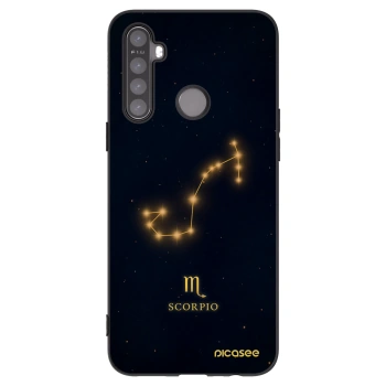 Picasee Μαύρη θήκη σιλικόνης για Realme 6i - SCORPIO