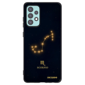 Picasee Μαύρη θήκη σιλικόνης για Samsung Galaxy A72 A725F - SCORPIO