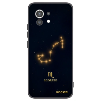 Picasee Μαύρη θήκη σιλικόνης για Xiaomi Mi 11 - SCORPIO
