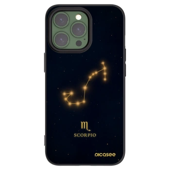 Picasee Μαύρη θήκη σιλικόνης για Apple iPhone 13 Pro - SCORPIO