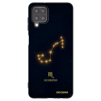 Picasee Μαύρη θήκη σιλικόνης για Samsung Galaxy M12 M127F - SCORPIO