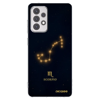 Picasee διαφανής θήκη σιλικόνης Samsung Galaxy A52s 5G A528B - SCORPIO
