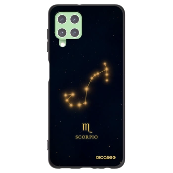 Picasee Μαύρη θήκη σιλικόνης για Samsung Galaxy A22 A225F 4G - SCORPIO