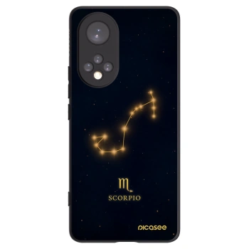 Picasee Μαύρη θήκη σιλικόνης για Honor 50 5G - SCORPIO